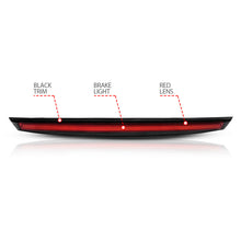 Load image into Gallery viewer, ANZO 2007-2014 Chevrolet Suburban 1500 LED 3rd Brake Light Black Housing Red Lens w/ Spoiler 1pc