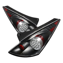 Load image into Gallery viewer, Spyder Nissan 350Z 03-05 LED Tail Lights Black ALT-YD-N350Z02-LED-BK