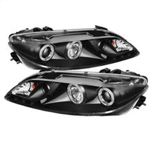 Load image into Gallery viewer, Spyder Mazda 6 03-05 With Fog Lights Projector Headlights LED Halo DRL Blk PRO-YD-M603-FOG-DRL-BK