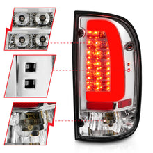 Load image into Gallery viewer, ANZO 95-00 Toyota Tacoma LED Taillights Chrome Housing Clear Lens (Pair)