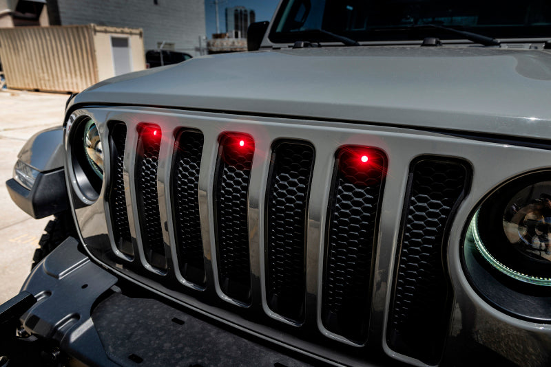 Oracle Pre-Runner Style LED Grille Kit for Jeep Wrangler JL - Red