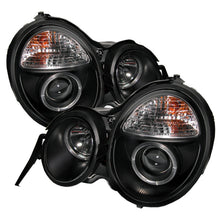 Load image into Gallery viewer, Spyder Mercedes Benz E-Class 95-99 Projector Headlights LED Halo Blk PRO-YD-MBW21095-HL-BK