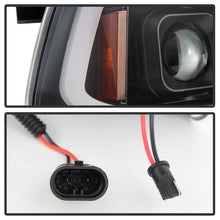 Load image into Gallery viewer, Spyder Dodge Charger 06-10 Projector Headlights - LED Light Bar - Black PRO-YD-DCH05V2-LB-BK
