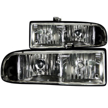 Load image into Gallery viewer, ANZO 1998-2005 Chevrolet S-10 Crystal Headlights Black