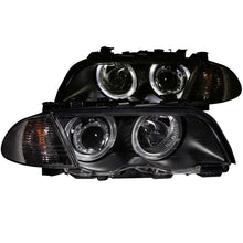 Load image into Gallery viewer, ANZO 1999-2001 BMW 3 Series E46 Projector Headlights w/ Halo Black (CCFL)