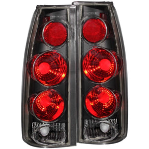 ANZO 1999-2000 Cadillac Escalade Taillights Black 3D Style