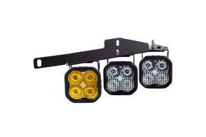 Diode Dynamics 17-20 Ford Raptor SS3 LED Fog Light Kit - Yellow Sport