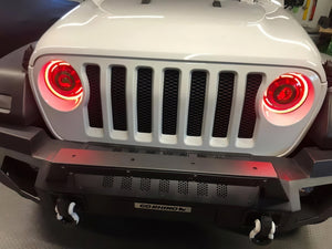 Oracle Oculus Bi-LED Projector Headlights for Jeep JL/Gladiator JT - ColorSHIFT w/ BC1 Controller