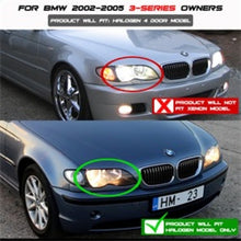 Load image into Gallery viewer, Spyder BMW E46 3-Series 02-05 4DR Projector Headlights 1PC LED Halo Smke PRO-YD-BMWE4602-4D-AM-SM