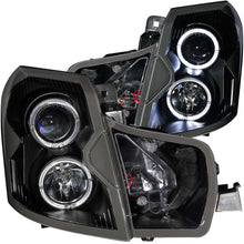 Load image into Gallery viewer, ANZO 2003-2007 Cadillac Cts Projector Headlights w/ Halo Black