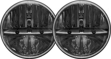 Load image into Gallery viewer, Rigid Industries 7in Round Headlights w/ PWM Adaptors - Set of 2