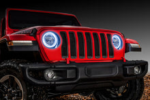 Load image into Gallery viewer, Oracle Jeep Wrangler JL/Gladiator JT LED Surface Mount Headlight Halo Kit - White NO RETURNS