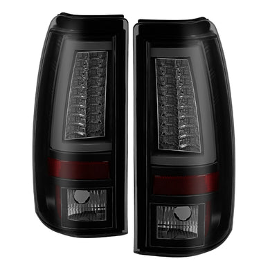 Spyder 03-06  Chevy Silverado (Does Not Fit Stepside) Version 2 LED Tail Lights - Black Smoke