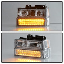 Load image into Gallery viewer, Xtune 92-94 Blazer Full Size Corner/LED Bumper Headlights Chrome HD-JH-CCK88-LED-AM-C-SET