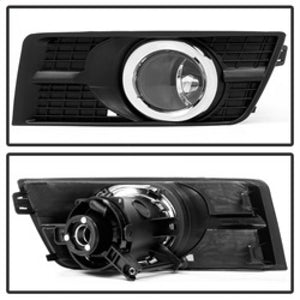 Spyder Cadillac SRX 2010-2015 OEM Style Fog Lights W/Universal Switch Clear FL-CASRX10-C