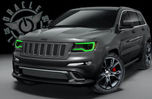 Load image into Gallery viewer, Oracle 14-21 Jeep Grand Cherokee Dynamic Headlight DRL Upgrade Kit - ColorSHIFT - Dynamic