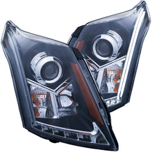 Load image into Gallery viewer, ANZO 2010-2015 Cadillac Srx Projector Headlights w/ Plank Style Design Black