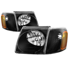 Load image into Gallery viewer, xTune 01-03 Ford Explorer Sport 4pc OEM Style Headlights w/Corner - Black (HD-JH-FEXP01-ST-BK)