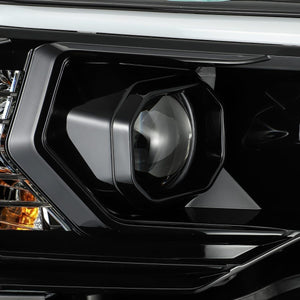 AlphaRex 14-20 Toyota 4Runner PRO-Series Projector Headlights Jet Black