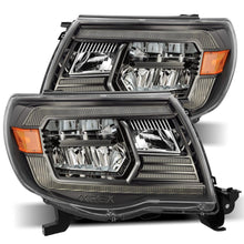 Load image into Gallery viewer, AlphaRex 05-11 Toyota Tacoma LUXX-Series LED Crystal Headlights Alpha-Black