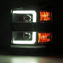 Load image into Gallery viewer, AlphaRex 15-19 Chevrolet Silverado 2500HD/3500HD PRO-Series Projector Headlights Jet Black