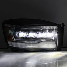 Load image into Gallery viewer, AlphaRex 2006-2008 Dodge Ram NOVA-Series LED Projector Headlights Alpha-Black