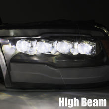 Load image into Gallery viewer, AlphaRex 09-18 Ram Truck NOVA-Series LED Projector Headlights Alpha-Black