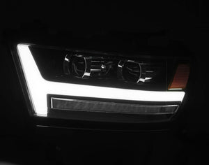 AlphaRex 19-20 Ram 1500 LUXX-Series LED Projector Headlights Black