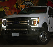 Load image into Gallery viewer, AlphaRex 17-19 Ford Super Duty PRO-Series Projector Headlights Black