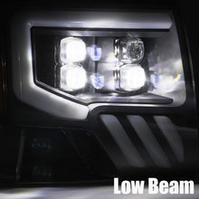 Load image into Gallery viewer, AlphaRex 09-14 Ford F-150 NOVA LED Proj Headlights Plank Style Matte Black w/Activ Light/Seq Signal