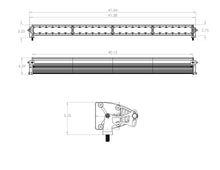 Load image into Gallery viewer, Baja Designs OnX6 Series Driving Combo Pattern 40in LED Light Bar - Straight - White