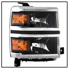 Load image into Gallery viewer, xTune 14-15 Chevy Silverado 1500 (New Body) OEM Style Headlights w/Trim - Blk (HD-JH-CS14-CC-BK)