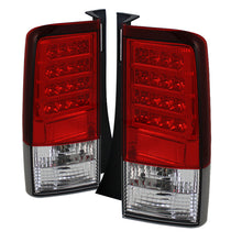 Load image into Gallery viewer, Spyder Scion XB 03-07 Version 2 LED Tail Lights Red Clear ALT-YD-TSXB03-LED-V2-RC