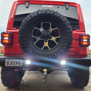 Oracle Rear Bumper LED Reverse Lights for Jeep Wrangler JL - 6000K