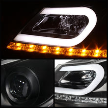 Load image into Gallery viewer, Spyder Mercedes Benz W204 C-Class 12-13 Projector Halogen Model- DRL Blk PRO-YD-MBW20412-DRL-BK