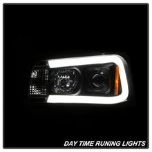 Load image into Gallery viewer, Spyder Dodge Charger 06-10 Projector Headlights - LED Light Bar - Black PRO-YD-DCH05V2-LB-BK