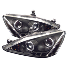Load image into Gallery viewer, Spyder Honda Accord 03-07 Projector Headlights LED Halo Amber Reflctr LED Blk PRO-YD-HA03-AM-BK