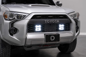 Diode Dynamics 14-23 Toyota 4Runner SS5 Stealth Grille LED 4-Pod Kit - Pro White Combo