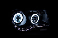 Load image into Gallery viewer, ANZO 2005-2010 Chrysler 300C Projector Headlights w/ Halo Black (CCFL) G2