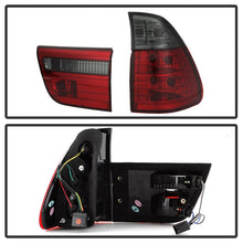 Load image into Gallery viewer, Spyder BMW E53 X5 00-06 4PCS Euro Style Tail Lights- Red Smoke ALT-YD-BE5300-RS