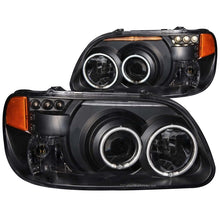 Load image into Gallery viewer, ANZO 1995-2001 Ford Explorer Projector Headlights w/ Halo Black 1 pc