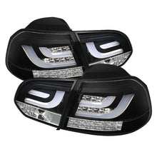 Load image into Gallery viewer, Spyder Volkswagen Golf/GTI 10-13 G2 Type With Light Bar LED Tail Lights Black ALT-YD-VG10-LED-G2-BK