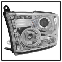 Load image into Gallery viewer, Spyder Dodge Ram 1500 09-14 10-14 Projector Headlights Halogen- LED Halo LED - Chrm PRO-YD-DR09-HL-C