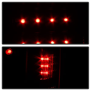 Xtune Scion Xb 08-10 LED Tail Lights Black ALT-ON-TSXB08-LED-BK