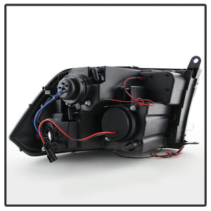 Spyder Dodge Ram 1500 09-14 10-14 Projector Headlights Halogen- LED Halo LED - Chrm PRO-YD-DR09-HL-C