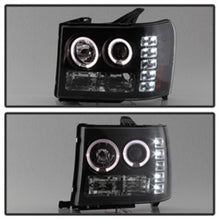 Load image into Gallery viewer, Spyder GMC Sierra 1500/GMC Sierra Denali 08-13 Projector LED Halo- LED Blk PRO-YD-GS07-HL-BK