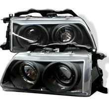 Load image into Gallery viewer, Spyder Honda Civic 90-91/CRX 90-91 Projector Headlights LED Halo Blk PRO-YD-HC90-HL-BK