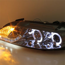Load image into Gallery viewer, Spyder Mazda 6 03-05 With Fog Lights Projector Headlights LED Halo DRL Smke PRO-YD-M603-FOG-DRL-SM