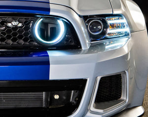 Oracle Ford Mustang 10-13 WP LED Fog Halo Kit (Grille Style) - White