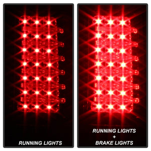 Xtune Hummer H3 06-09 ( Non H3T ) LED Tail Lights Smoke ALT-ON-HH306-LED-SM